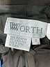 Worth 100% Polyester Solid Brown Coat Size S - photo 6