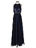 Speechless Blue Cocktail Dress Size 1 - photo 1