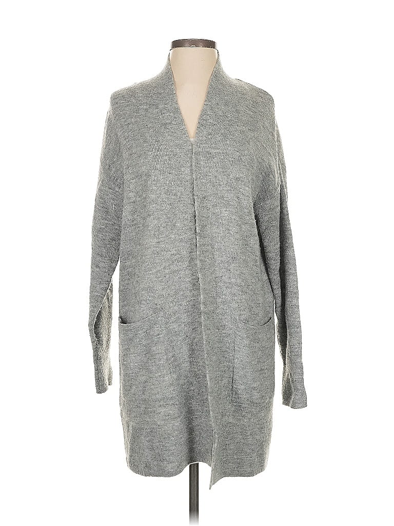 Pre-owned Banana Republic Factory Store Cardigan Sweater In Gray
