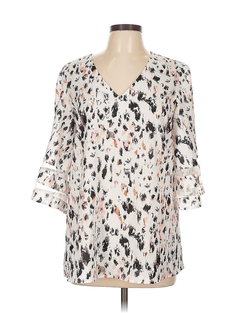 Click to view more detailed imagery on our partner's website Pre-owned Unbranded 3/4 Sleeve Blouse In White