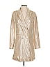 Sfizio 100% Polyester Metallic Gold Sequin Blazer Dress Size EU (IT) 38 / US 2 - photo 1