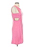 Aqua Solid Pink Casual Dress Size S - photo 4
