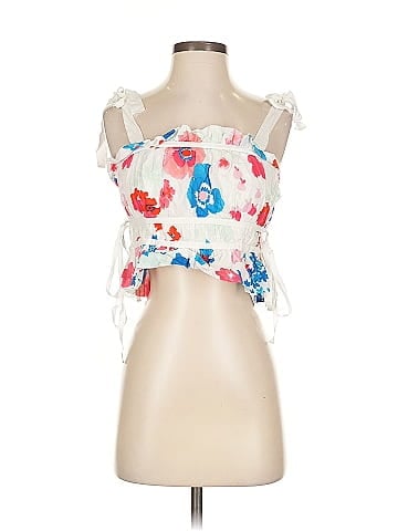 Peter Som Collective Poppy Floral Smocked Top (view 1)