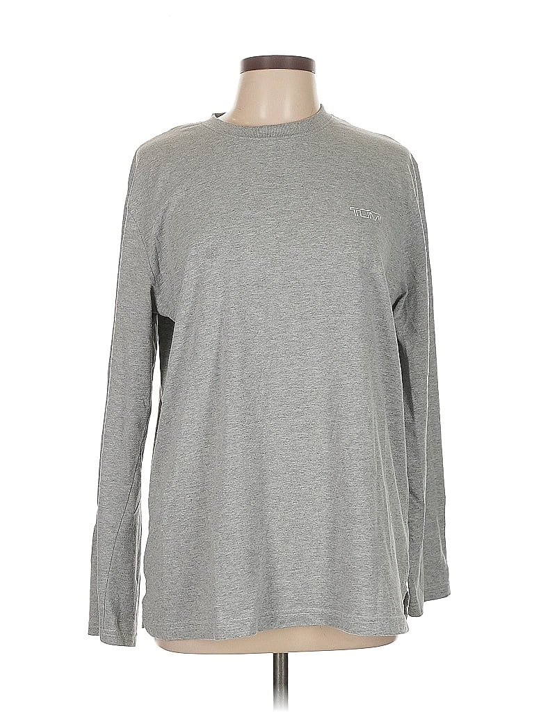 Pre-owned Tumi Long Sleeve T-shirt In Gray