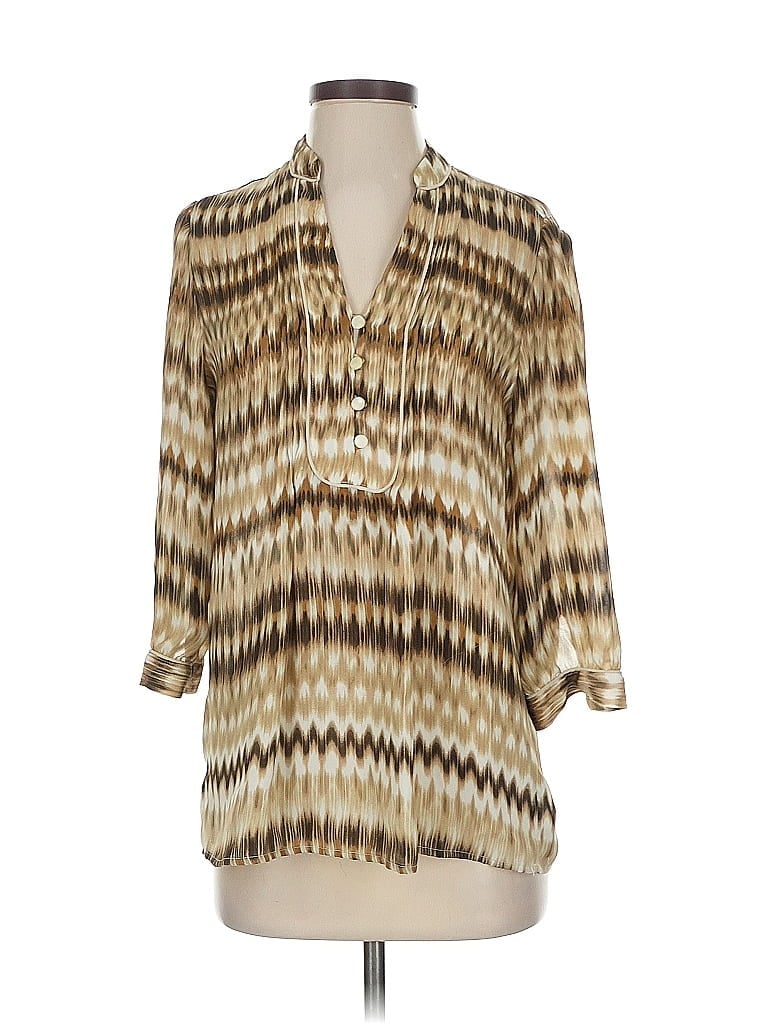 BANANA REPUBLIC Pre-owned 3/4 Sleeve Blouse In Brown