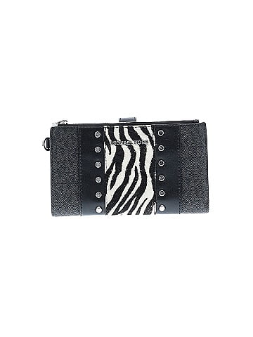 MICHAEL Michael Kors Ponyhair-Trim Wallet (view 1)