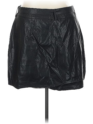 Fashion Nova Faux Leather Skirt (view 2)