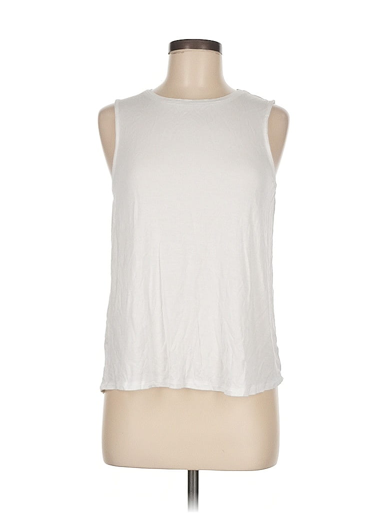 Pre-owned Assorted Brands Sleeveless T-shirt In White