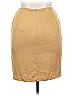 Linda Allard Ellen Tracy 100% Silk Solid Tan Silk Skirt Size 14 - photo 2
