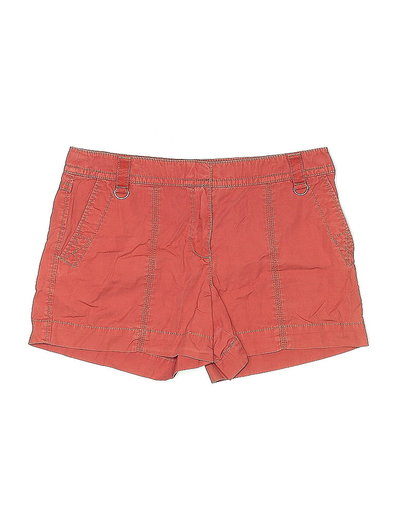 Pre-owned Ann Taylor Loft Cargo Shorts In Orange
