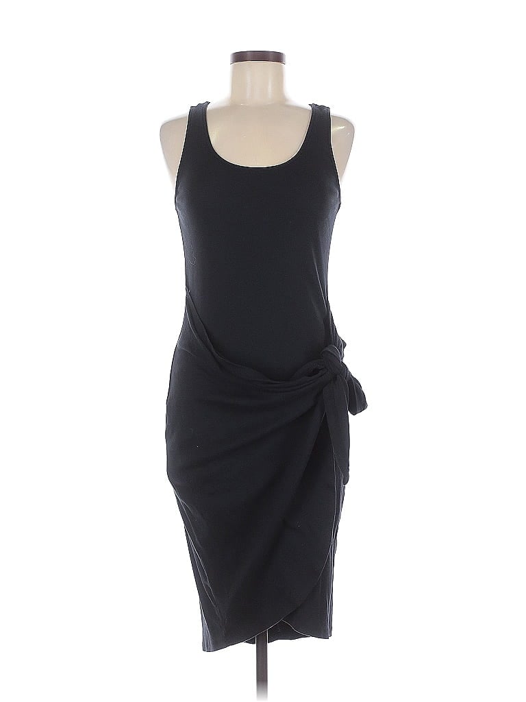 Pre-owned Three Dots Cocktail Dress In Black