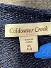 Coldwater Creek Blue Kimono Size XS - photo 7