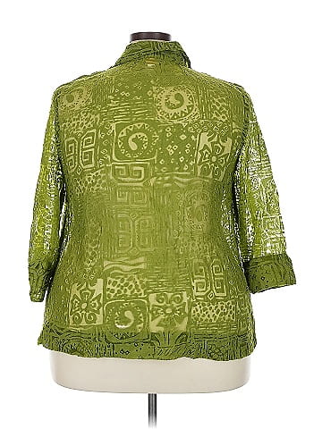 Ruby Rd. 3/4 Sleeve Button-Down Shirt (view 2)