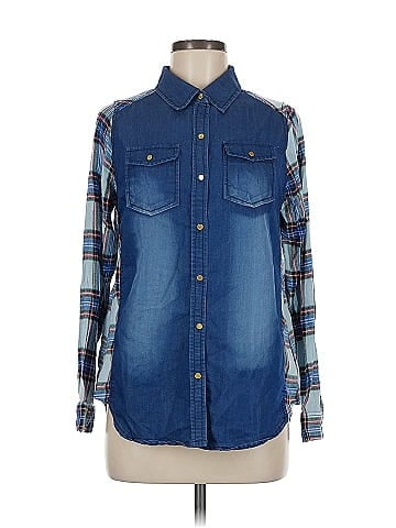 Poof! Long Sleeve Button-Down Shirt (view 1)