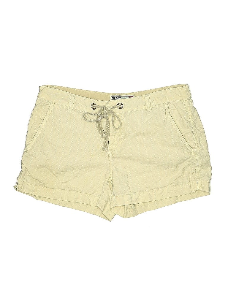 Pre-owned Old Navy Khaki Shorts In Yellow