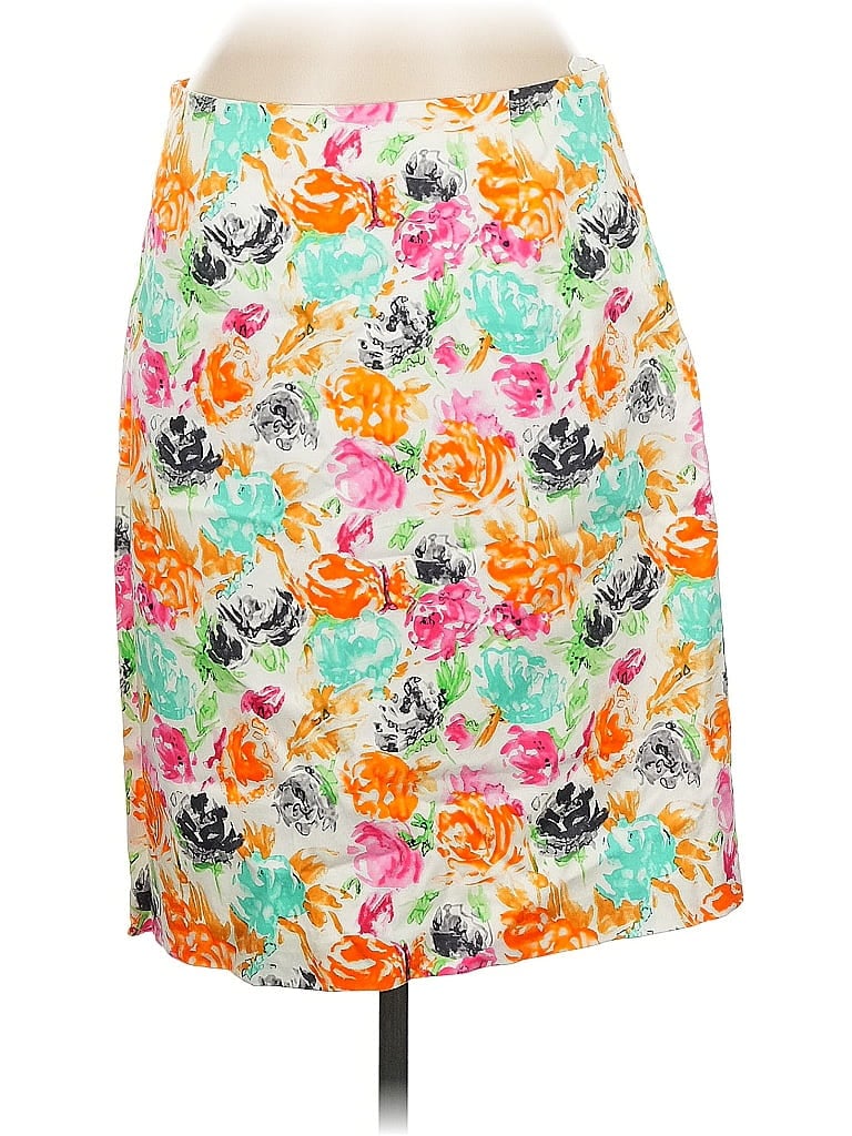 Pre-owned Doncaster Collection Casual Skirt In White