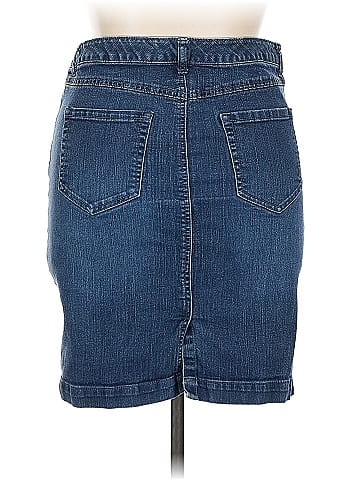 Style&Co Denim Skirt (view 2)