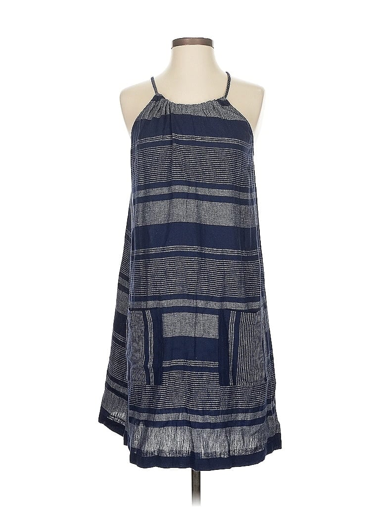 Pre-owned Ann Taylor Loft Outlet Casual Dress In Blue