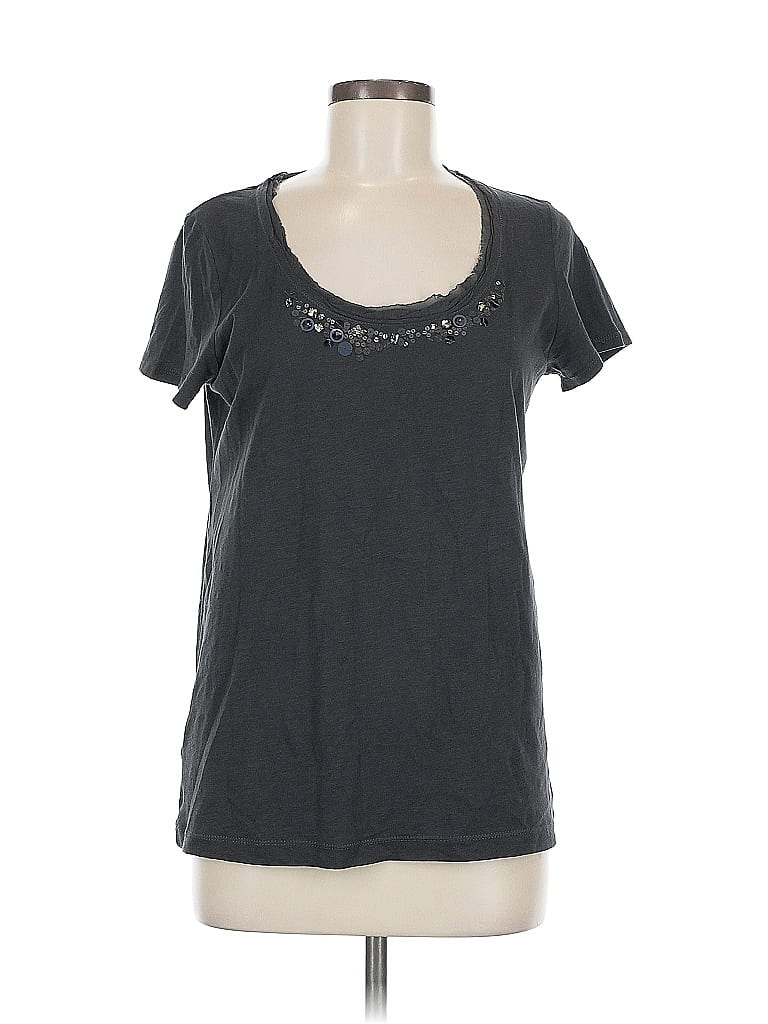 Pre-owned Eddie Bauer Short Sleeve T-shirt In Gray