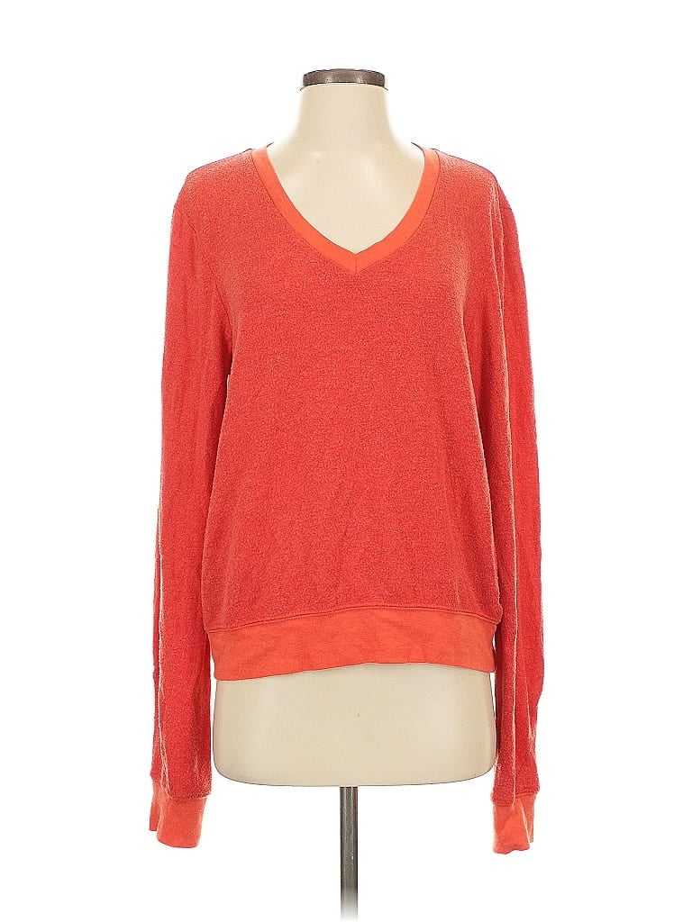 Click to view more detailed imagery on our partner's website Pre-owned Wildfox Pullover Sweater In Orange