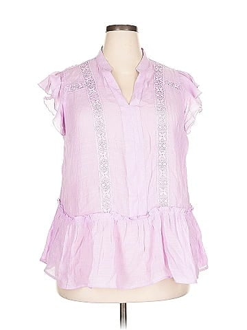 Indigo Rose Sleeveless Blouse (view 1)