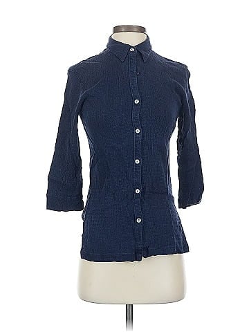 Chico's Design 3/4 Sleeve Button-Down Shirt (view 1)