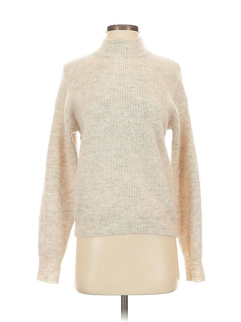 Pre-owned Free Press Turtleneck Sweater In Brown
