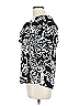 Sam and Jess 100% Rayon Black 3/4 Sleeve Blouse Size L - photo 4