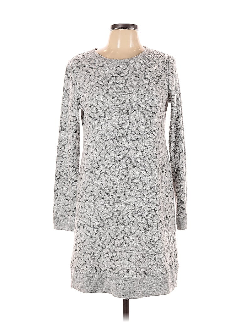 Pre-owned Lou & Grey Casual Dress In Gray