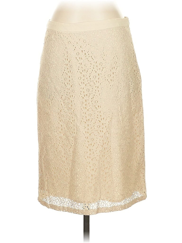 Pre-owned Isaac Mizrahi For Target Formal Skirt In Brown