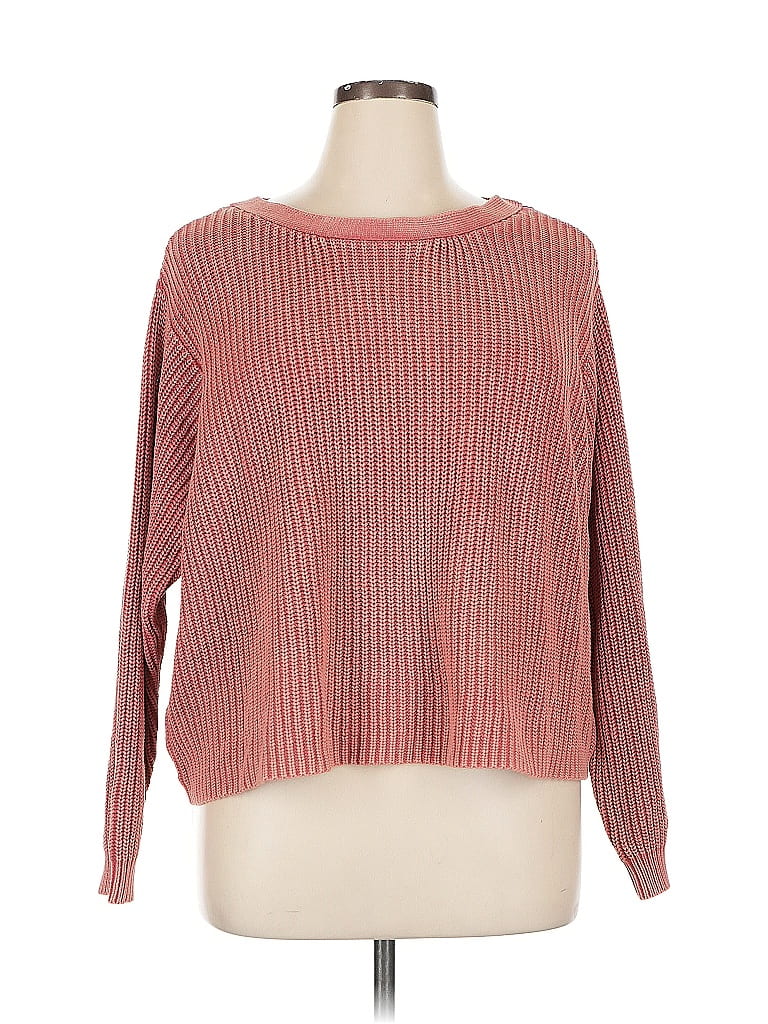 Pre-owned Coldwater Creek Pullover Sweater In Red