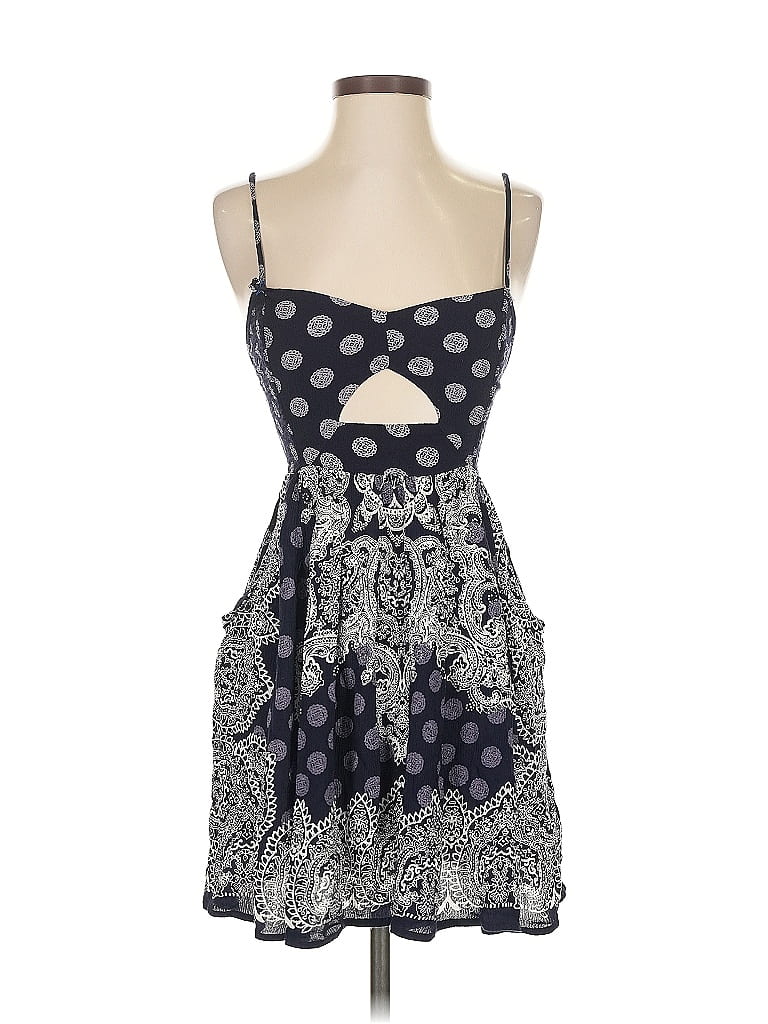 Pre-owned Patrons Of Peace Cocktail Dress In Gray