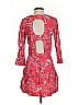 Current/Elliott Paisley Red Cocktail Dress Size XS (0) - photo 2