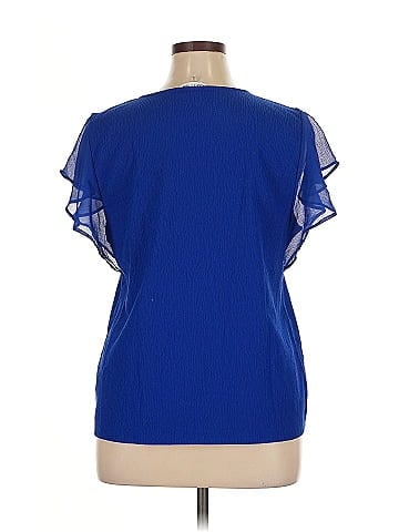 Calvin Klein Short Sleeve Blouse (view 2)