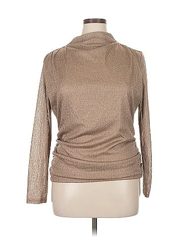 Aqua Long Sleeve Top (view 1)