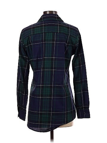 Foxcroft 3/4 Sleeve Button-Down Shirt (view 2)