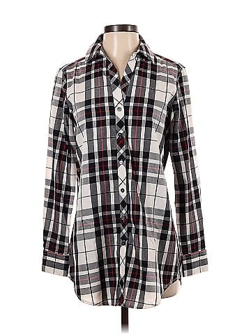 Foxcroft 3/4 Sleeve Button-Down Shirt (view 1)