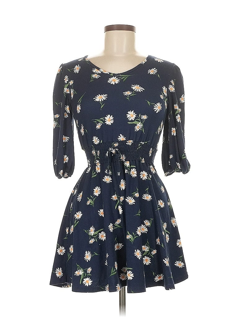 Pre-owned Assorted Brands Casual Dress In Blue