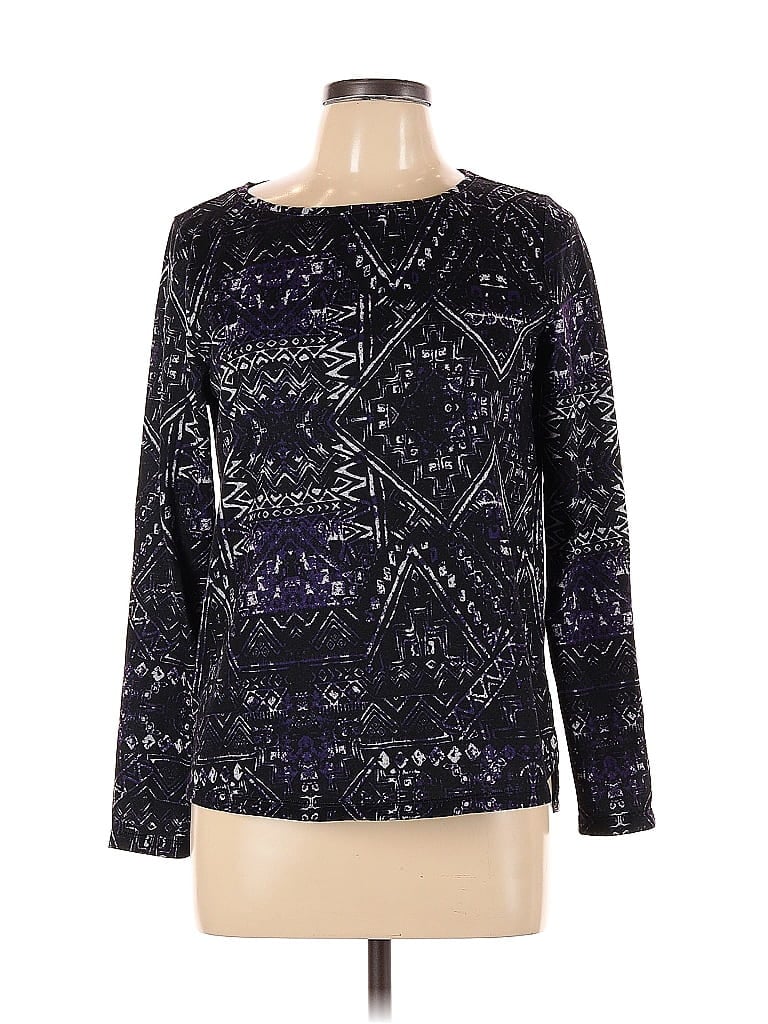 Pre-owned Keren Hart Long Sleeve T-shirt In Purple