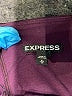Express 100% Polyester Purple Burgundy Cocktail Dress Size XS - photo 3