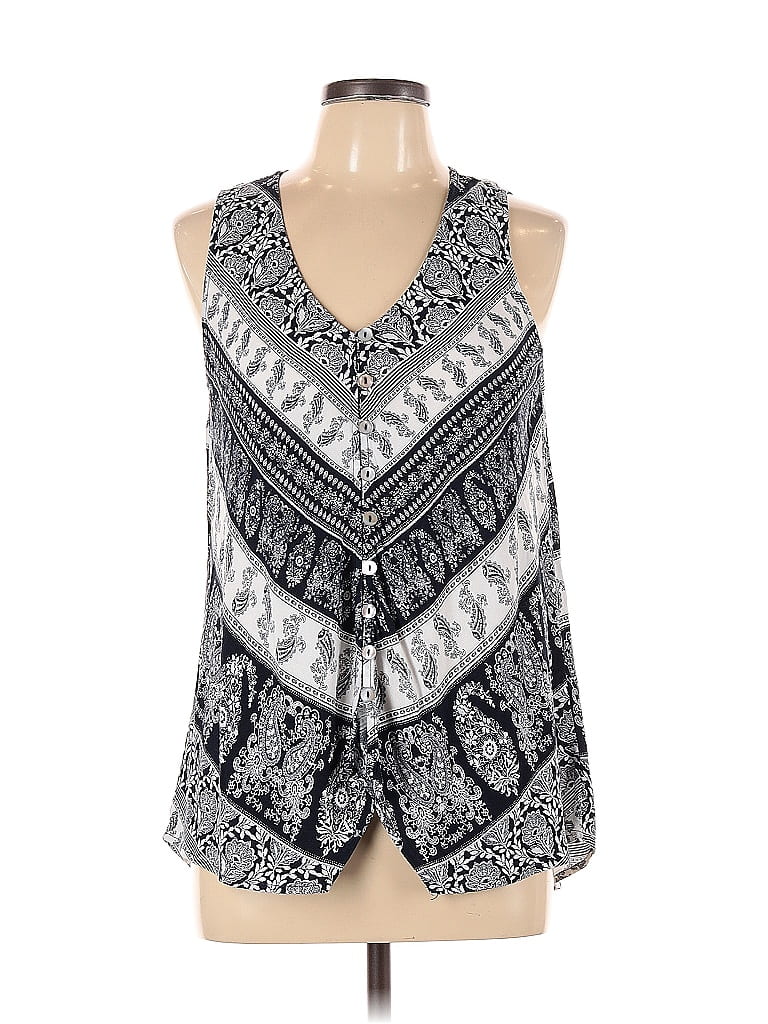 Click to view more detailed imagery on our partner's website Pre-owned Knox Rose Sleeveless Blouse In Gray