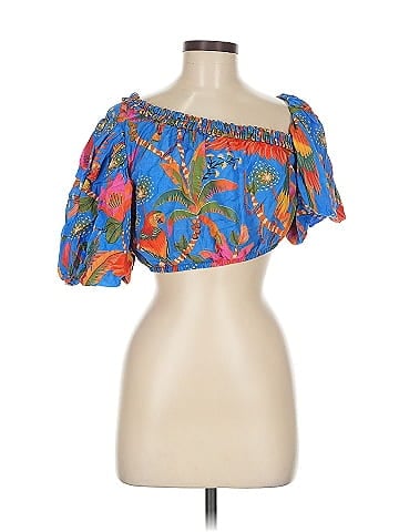 FARM Rio Short Sleeve Blouse (view 1)