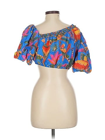 FARM Rio Short Sleeve Blouse (view 2)