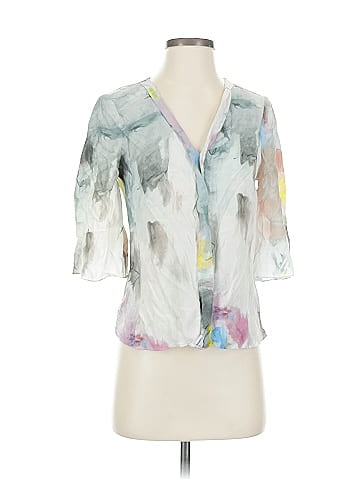 J.Crew 365 3/4 Sleeve Silk Top (view 1)