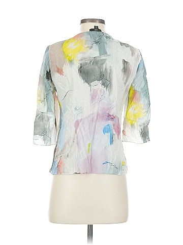 J.Crew 365 3/4 Sleeve Silk Top (view 2)