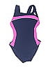 TYR 100% Polyester Color Block Blue One Piece Swimsuit Size 8 - photo 1