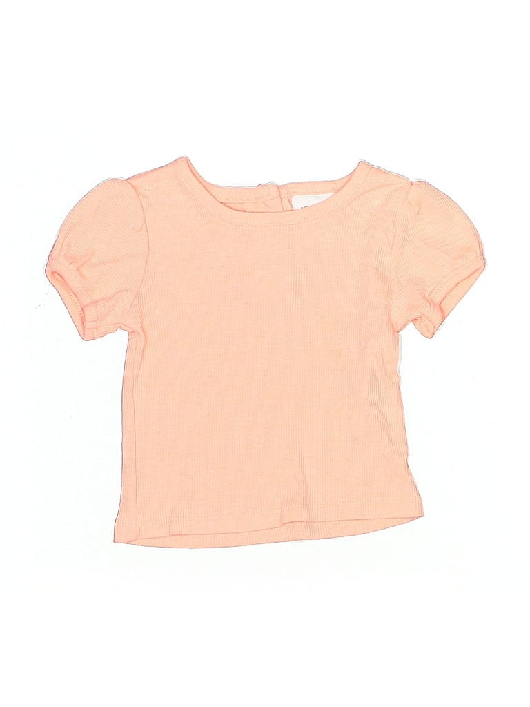 Pre-owned Little Lass Kids' Short Sleeve T-shirt In Orange