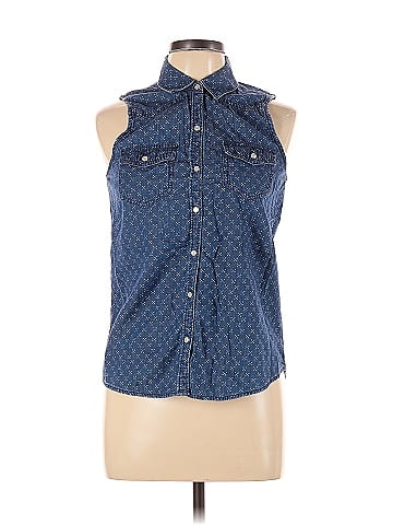 Mudd Sleeveless Button-Down Shirt (view 1)