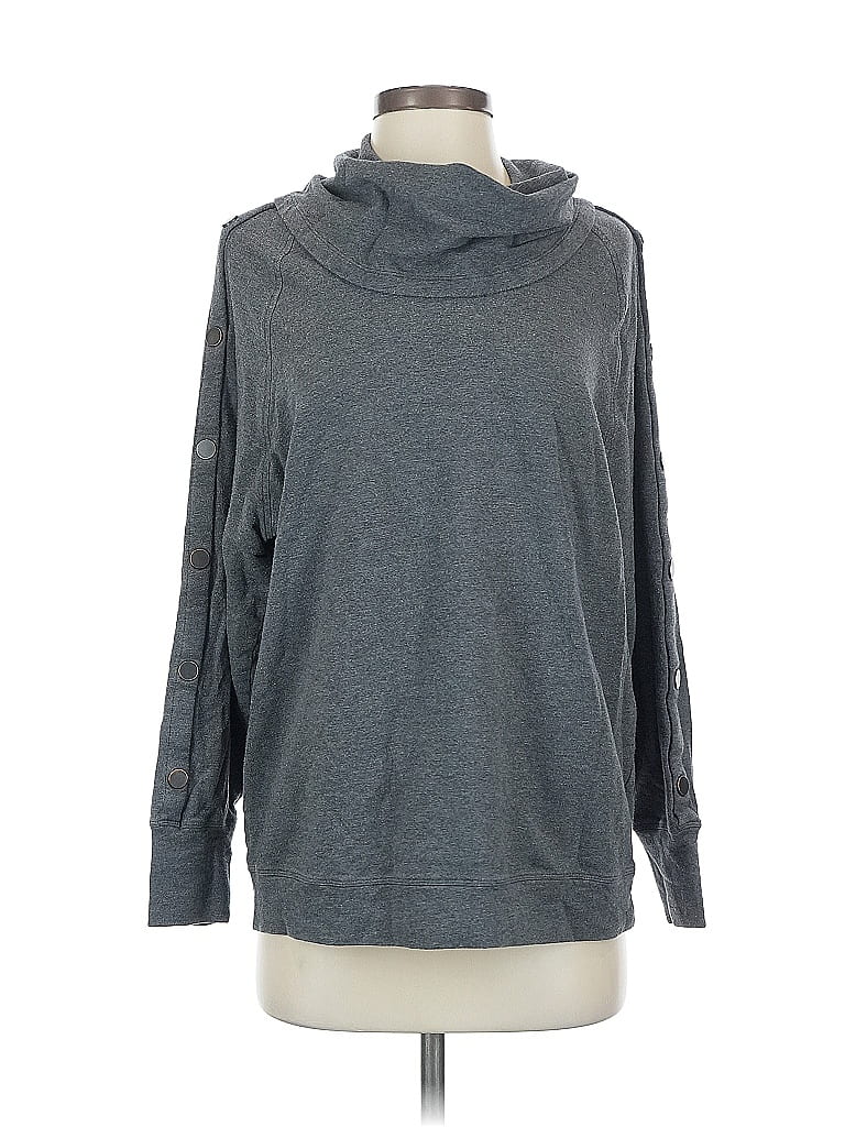 CABI Pre-owned Turtleneck Sweater In Gray