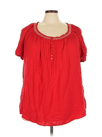 Faded Glory Short Sleeve Blouse (view 1)